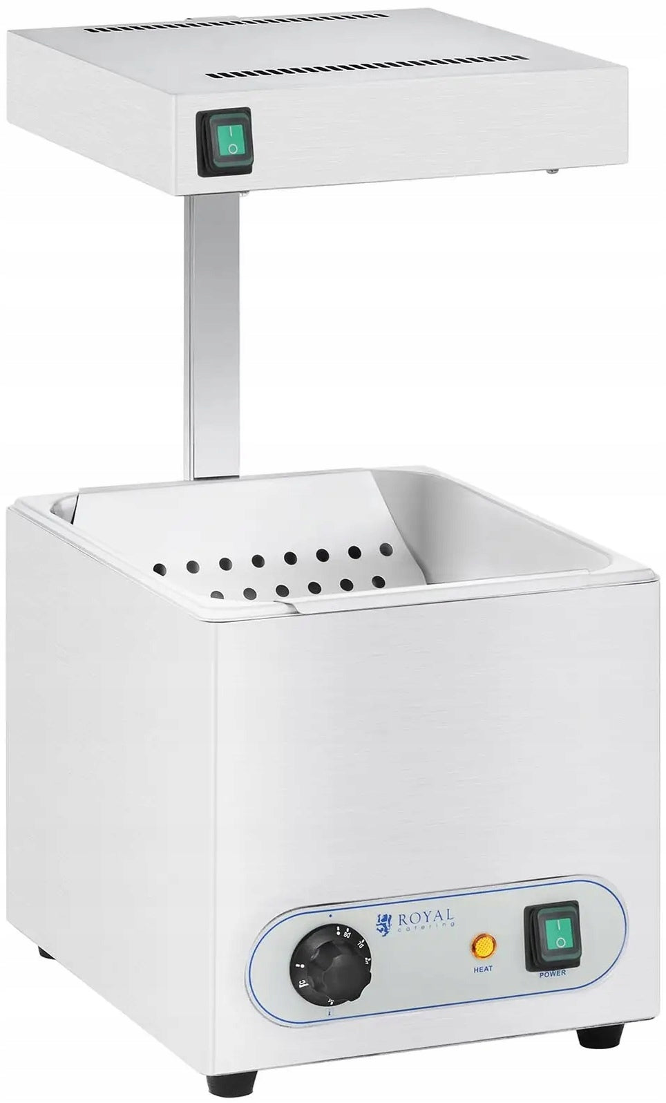 Heater for fries heater 850W GN1/2 ROYAL CATERING RCWG-1500 Manufacturer code 10010339