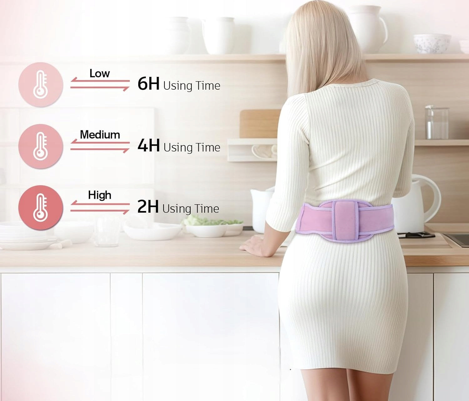 Heating Belt Hot Water Bottle Relieving Menstrual Pain Medical device no