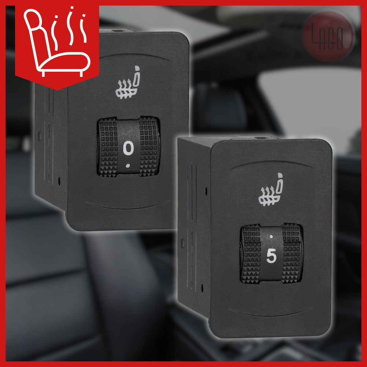 Heating Mat for Car Under Upholstery SET Heating Seat Heating Batteries included no