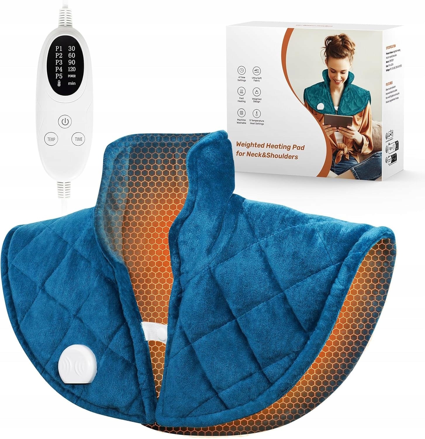 Heating cushion for neck/neck and shoulders/relief, pain relief, therapy