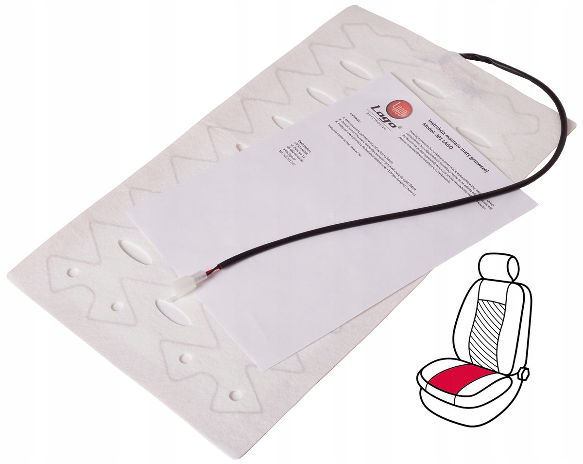 Heating mat heating under upholstery car seat 470x270mm