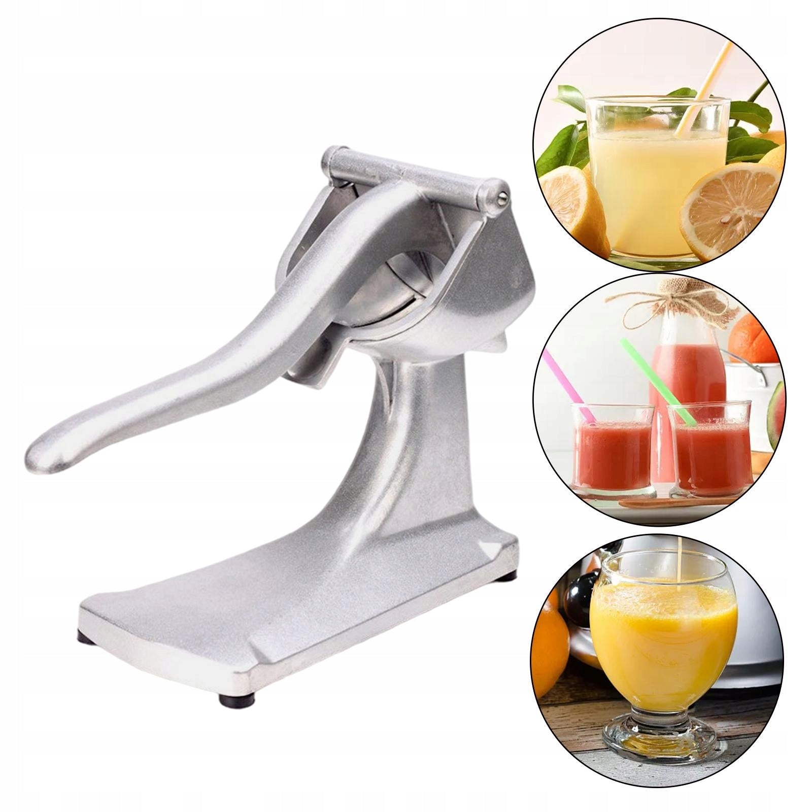 Heavy Duty Manual Juicer Silver Extractor Fruit Juicer for Kitchen Home Brand no brand