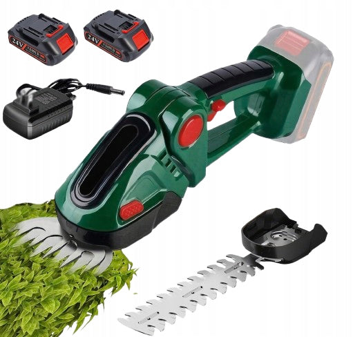 Hedge Trimmer Shrub Cordless Blade 22CM 13CM Cutting 2xAKU