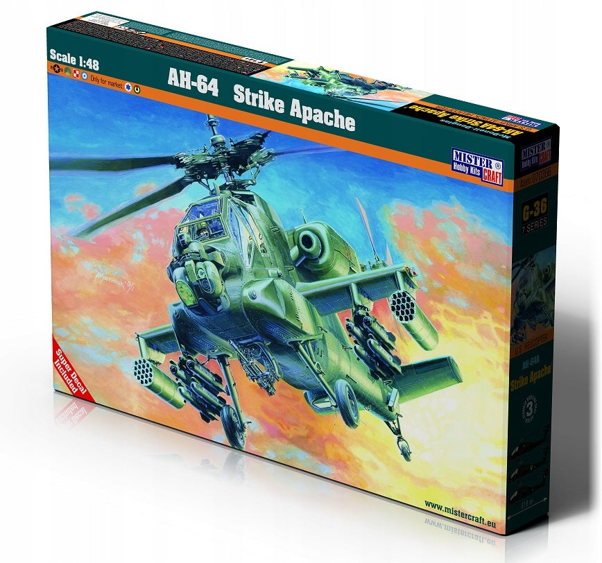 Helicopter AH-64 Apache Polish Military 1:48 Packaging status original