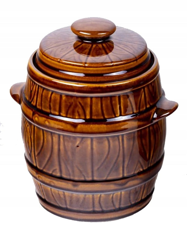 Hermetic stoneware barrel Bacy 5L STONEWARE KRYSTYNKA clay Manufacturer code 1159