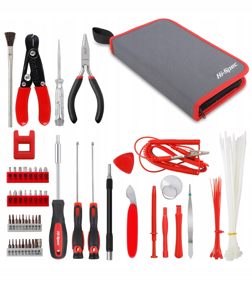 Hi-Spec 56pc Electronics Computer Repair & Precision Screwdriver Tool Kit Manufacturer code DT30127R-GER