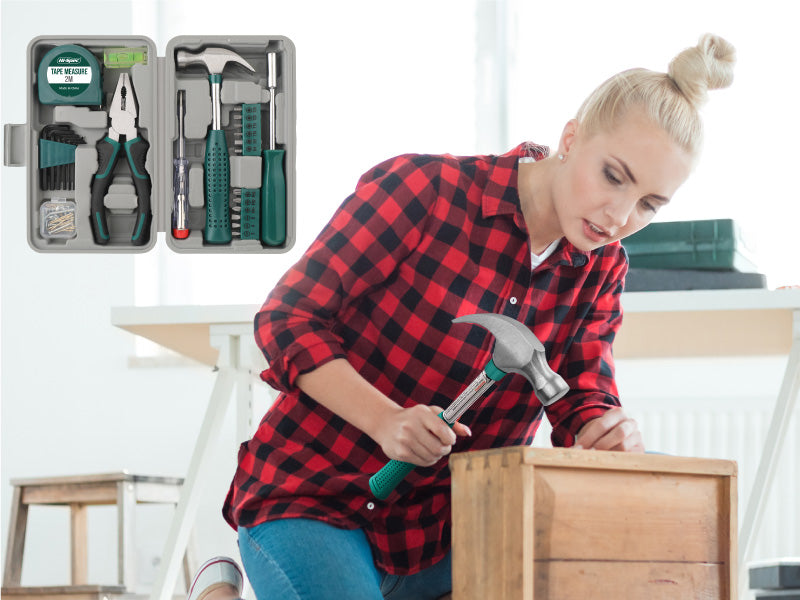 Hi-Spec Mini Tool Set 25 Pieces Green Small Compact Hand Tool Set Manufacturer code HB40211-DE