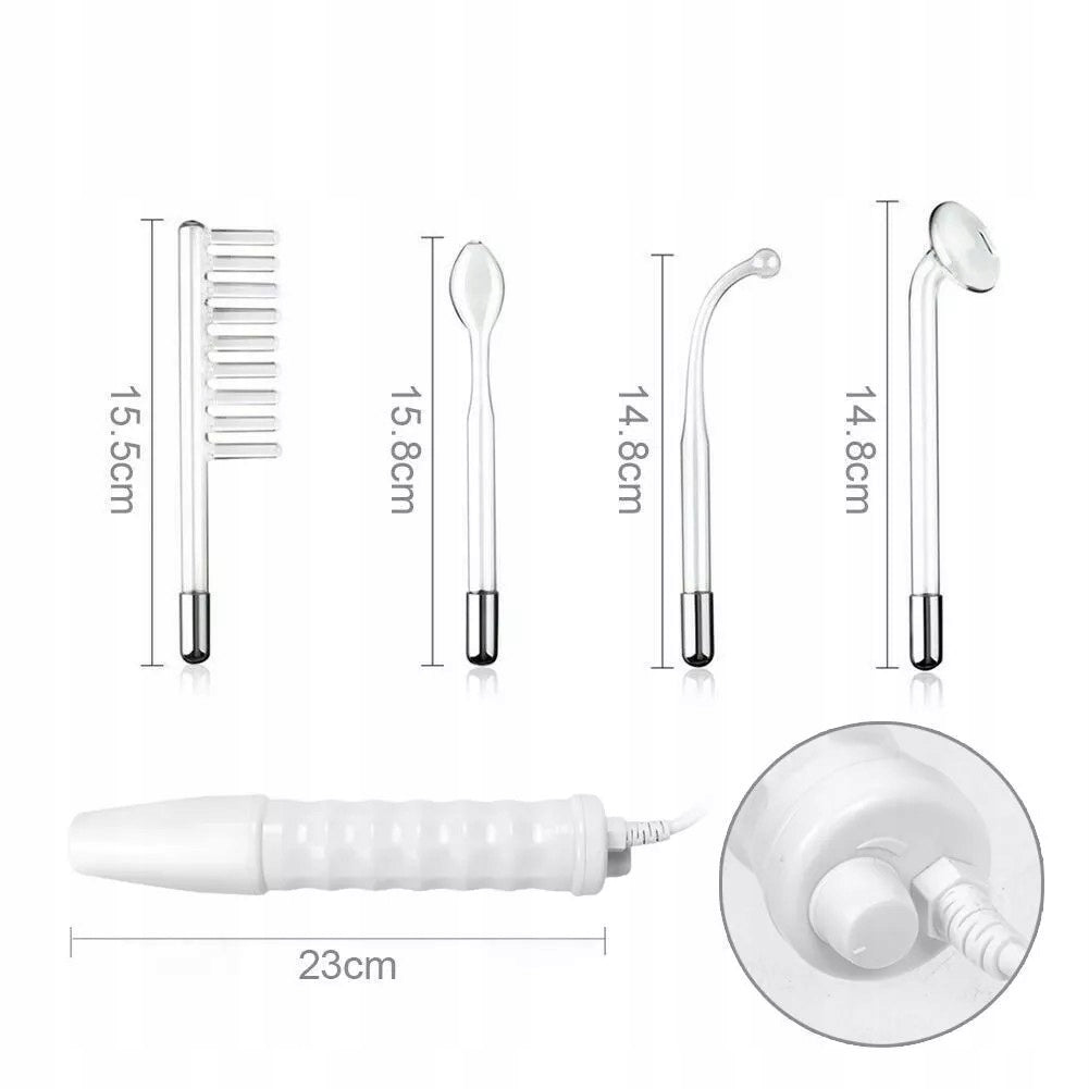 High Frequency Face Wand Professional MASSAGE 4in1 Packaging status original