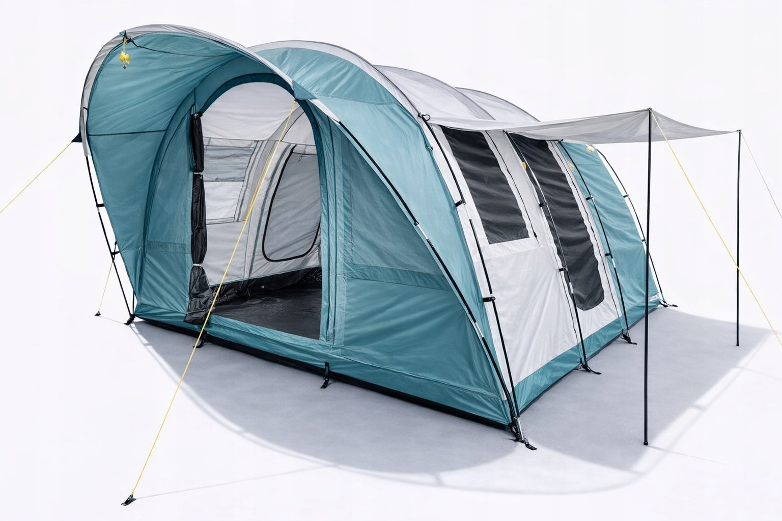 High Large 18m² XXL Tent 6 Person 5000mm VIBRA CAMPING SKANDIKA