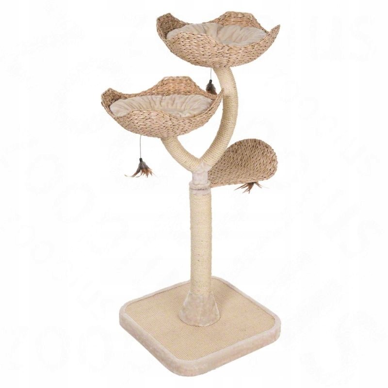 High Scratcher, Natural Home Bed 101 - 160 cm Cat's Flowers Brand no brand