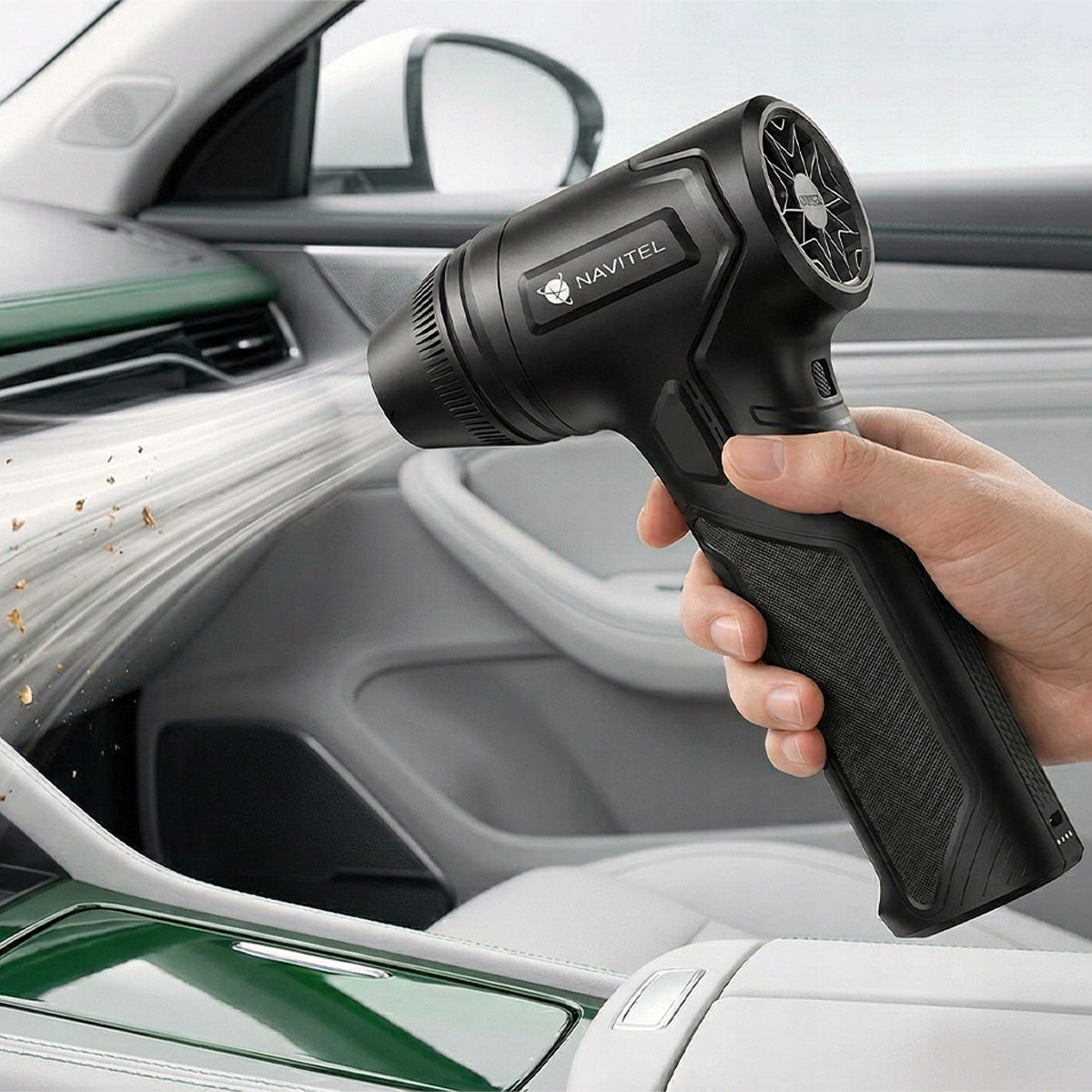 High-performance wireless blower NAVITEL TF7 for electronics +Freebie Air velocity 162 km/h