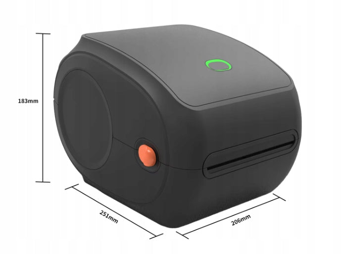 High speed printer for courier labels | Paper storage | Model Y468BT