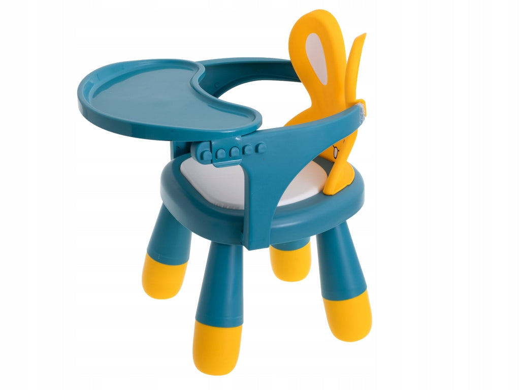 Highchair table for feeding and playing yellow-blue Manufacturer code KX5846