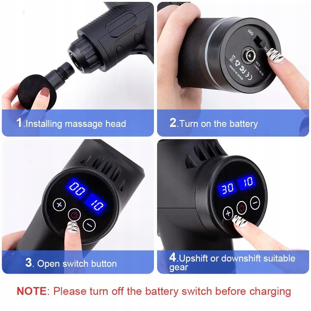 Hikey MASSAGE GUN ULTRA PRO massager Brand Hikey