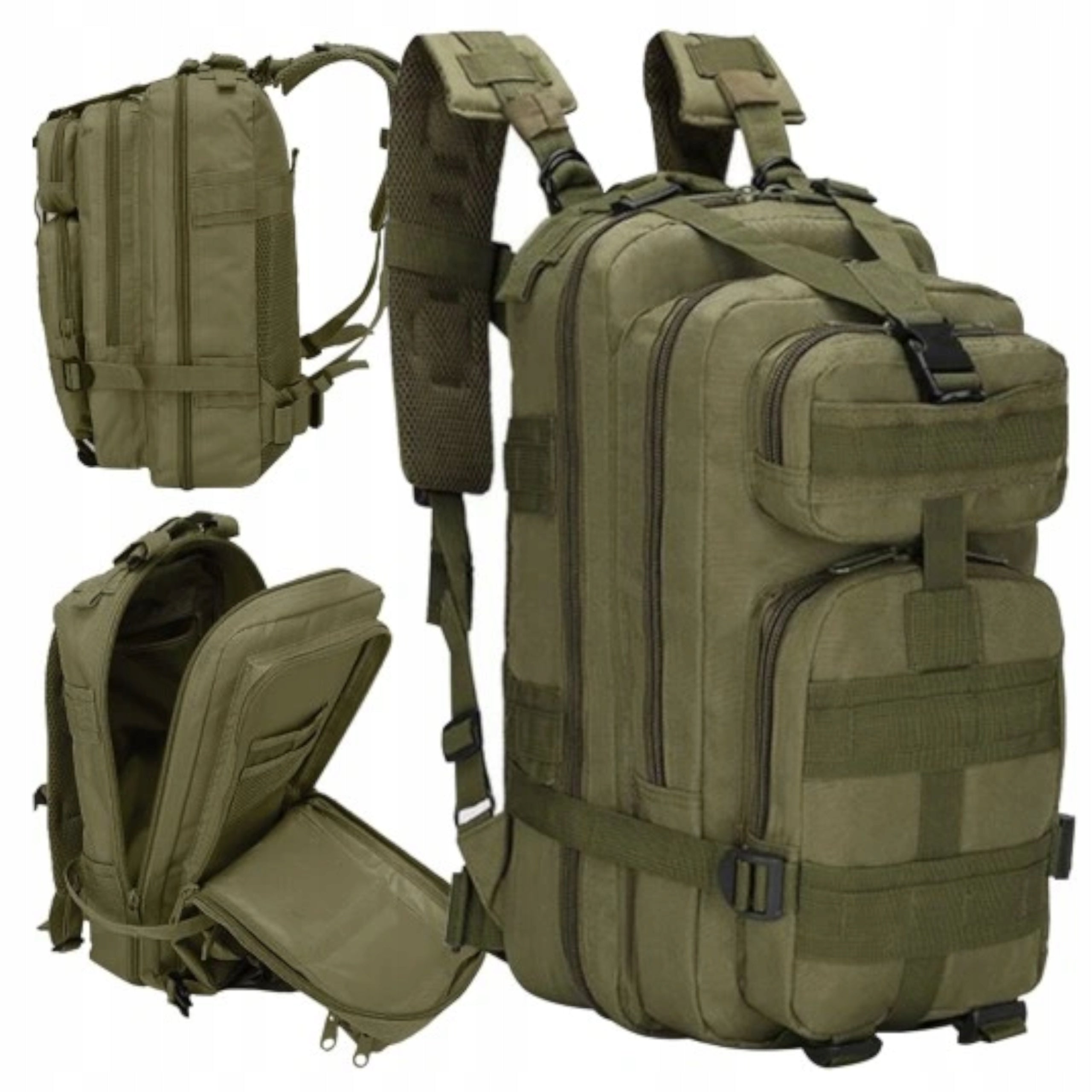 Hiking Backpack Trekking Sports Military Tactical Olive Men's XL Packaging status original