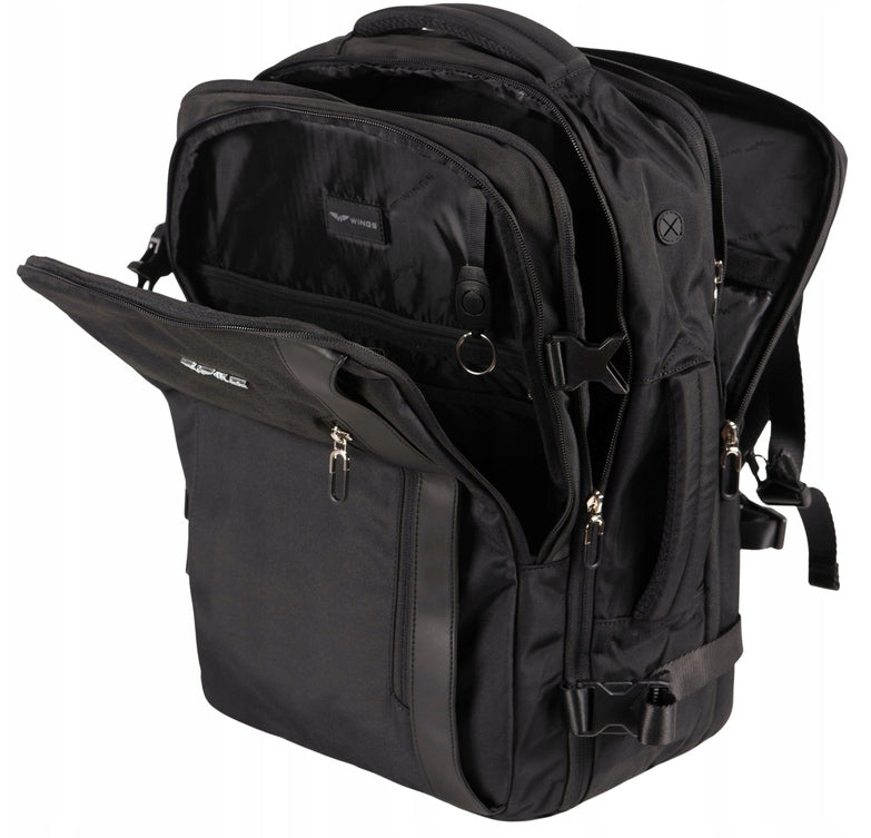 Hiking Backpack Wings Skylark 30L Black Hand Luggage Expanded Manufacturer code SKY001-BLACK