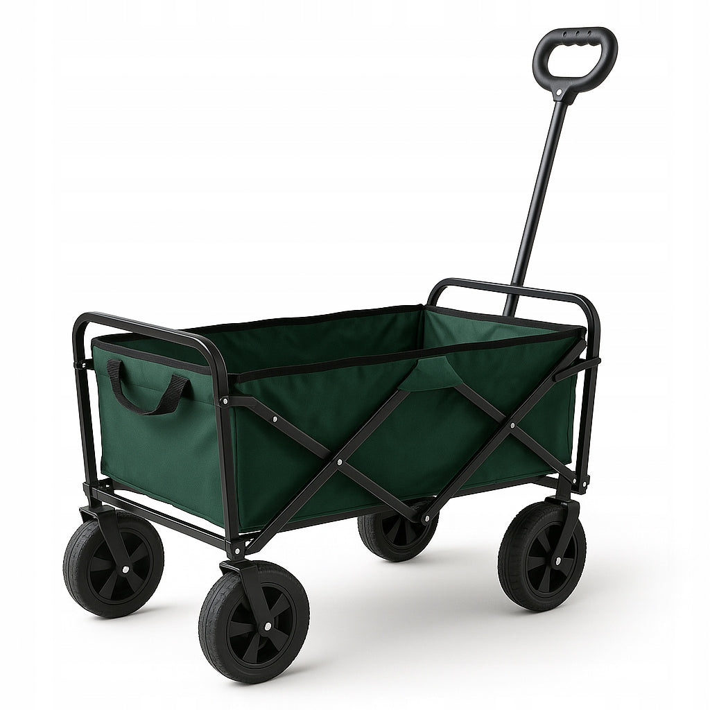 Hiking CART Beach Transport Garden Folding Camping 120L 100kg Manufacturer code WT03-1 zielony