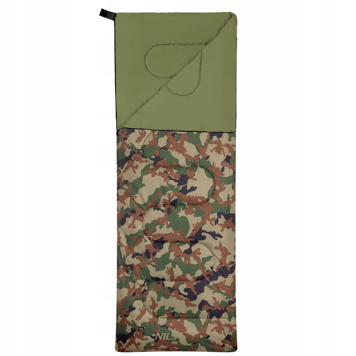 Hiking Sleeping Bag 75x190cm Nils Camp NC2002 Quilt Warm Green Moro