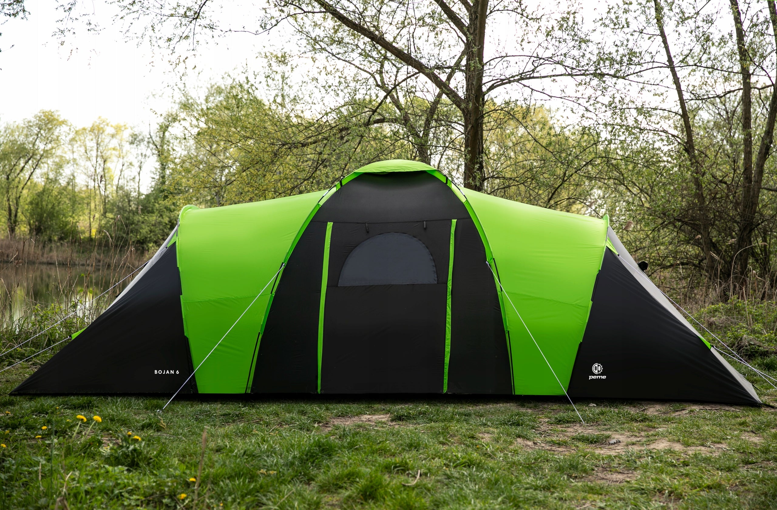 Hiking Tent Camping Waterproof 6 Person Family 2 Bedrooms Brand Peme