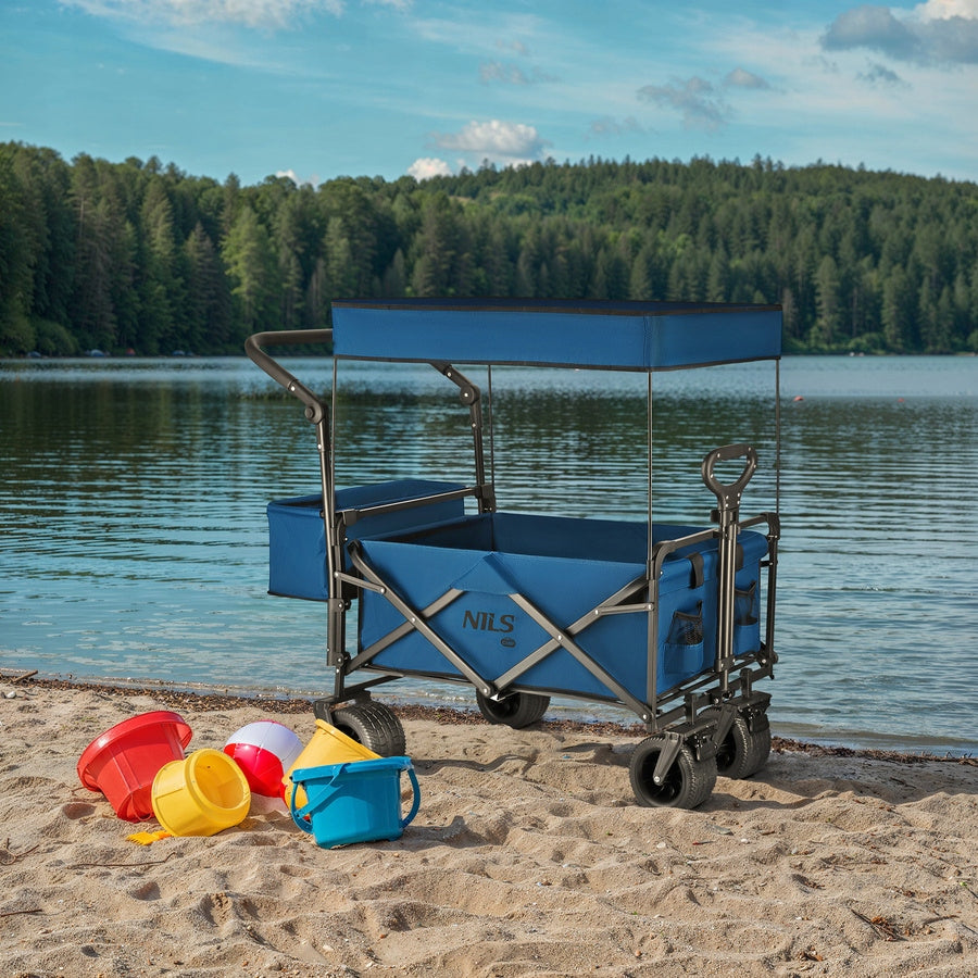 Hiking Trolley Beach Transport Camping Folding Canopy NILS Brand Nils