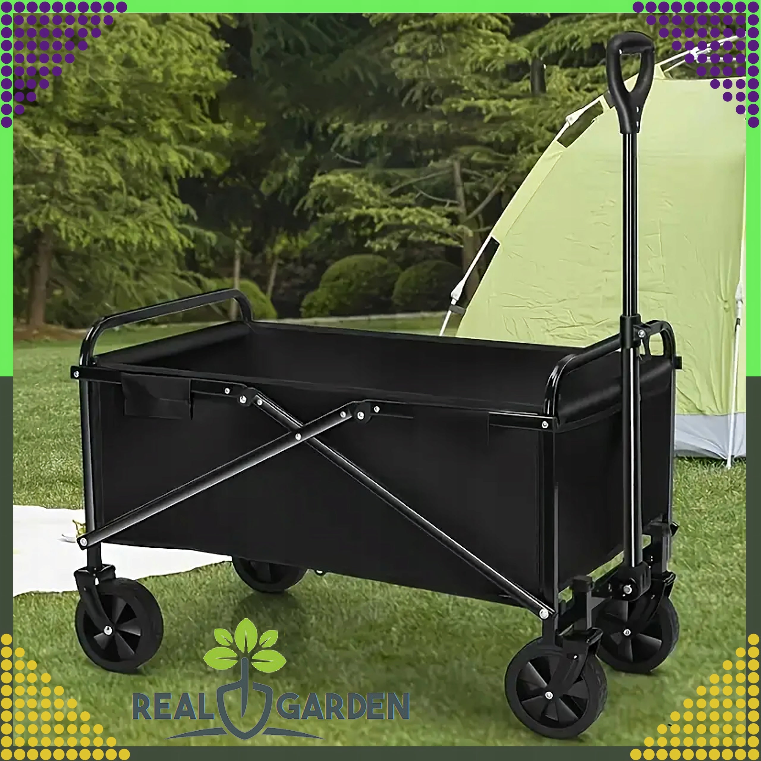 Hiking Trolley Beach Transport Garden Folding Camping Fish 100kg Manufacturer code Wózek Transportowy Turystyczny
