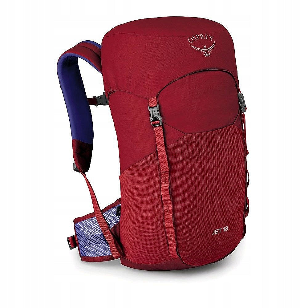 Hiking backpack Osprey Jet 18 II to 20 l oranges and reds