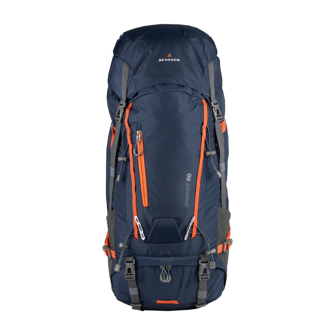 Hiking backpack blue Bergson PUMORI 50l Manufacturer code PUMORI 50