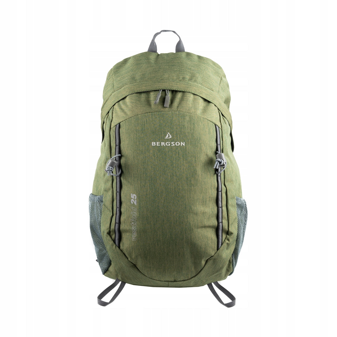 Hiking backpack green Bergson VESTFOLD 25L