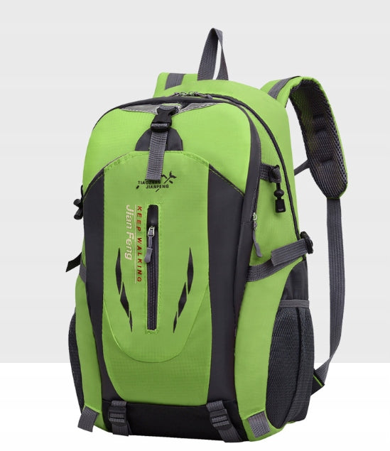 Hiking backpack large 40L green lightweight waterproof trekking unisex Brand no brand