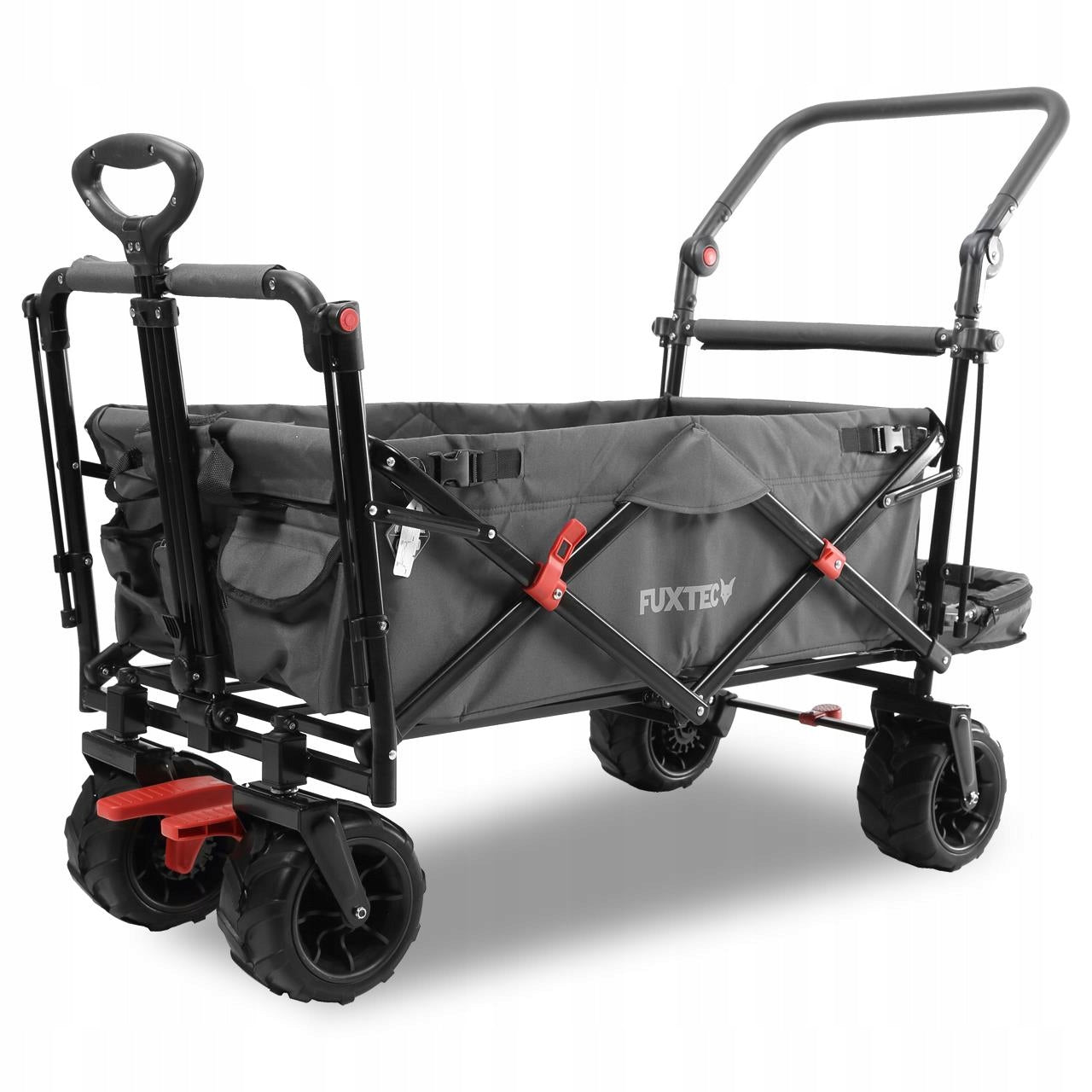 Hiking beach trolley FUXTEC wide wheels Brand FUXTEC