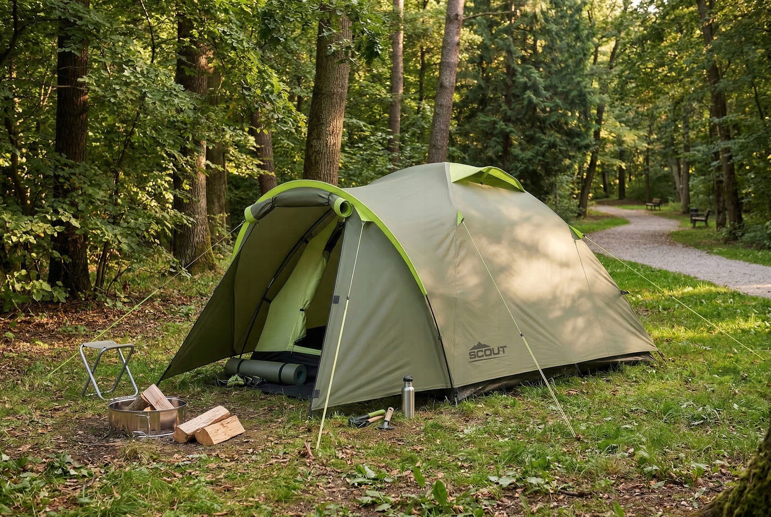 Hiking camping tent 2 persons Vayox VA0427 SCOUT LIGHT 300x150cm Kind travel