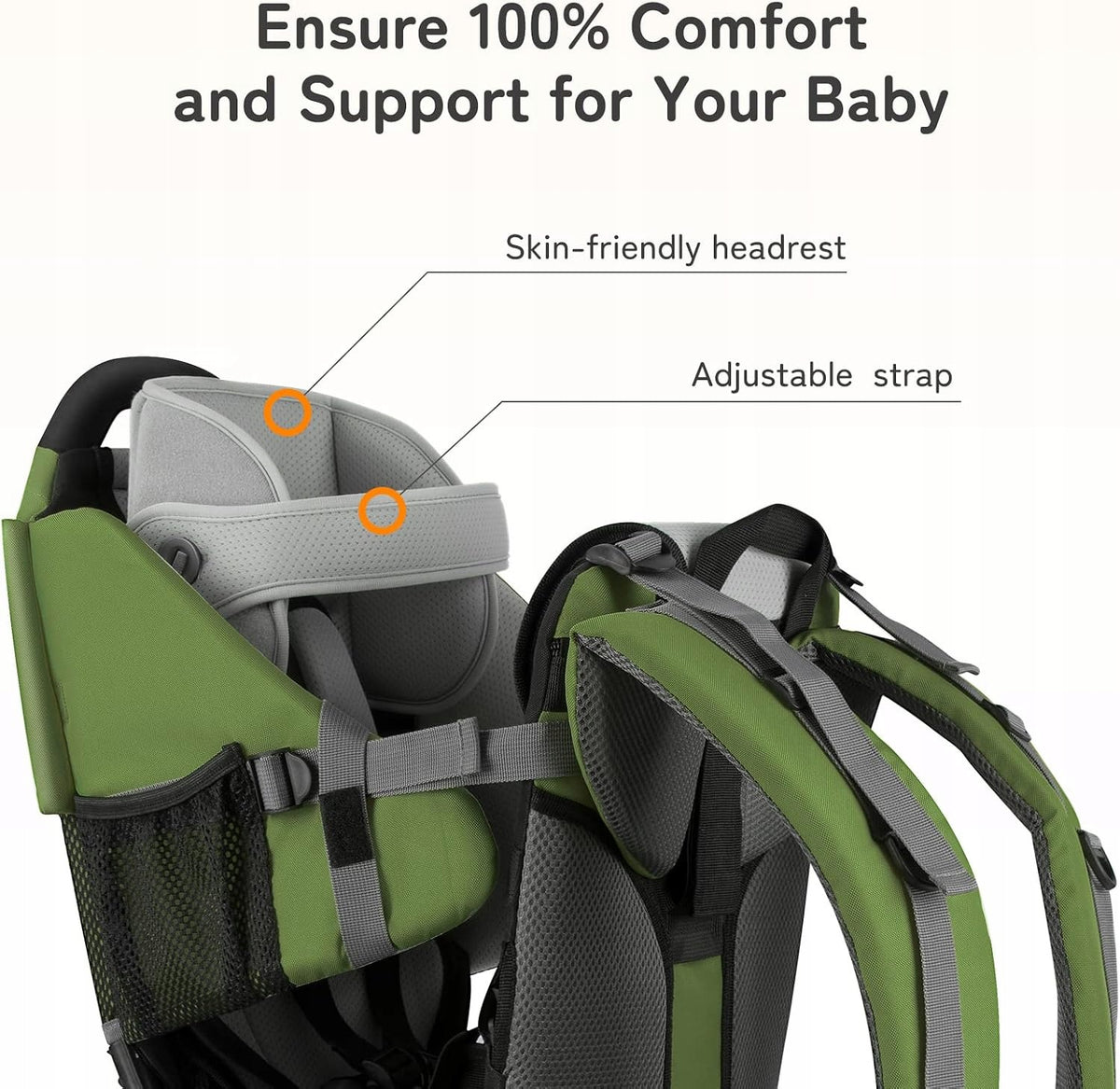 Hiking carrier Besrey Kraxe backpack for children up to 18 kg folding Brand Besrey