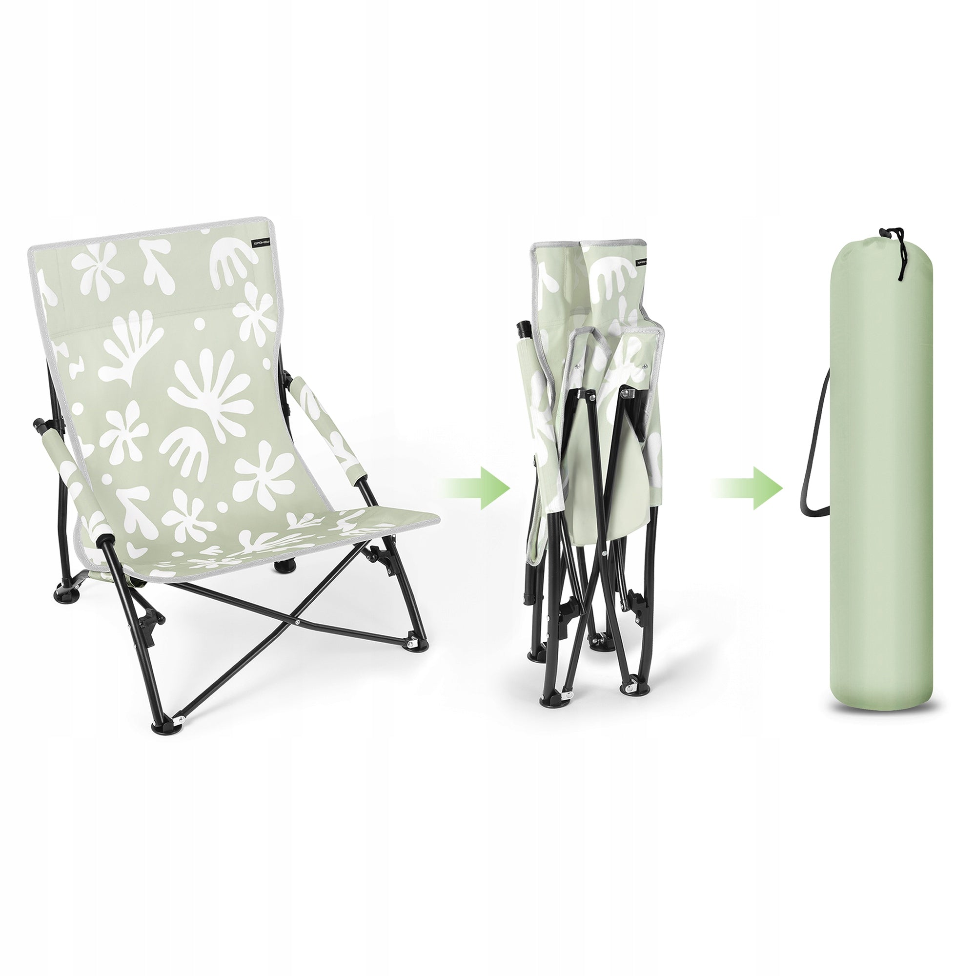 Hiking chair beach chair folding zipper pocket Spokey PANAMA Manufacturer code 946624