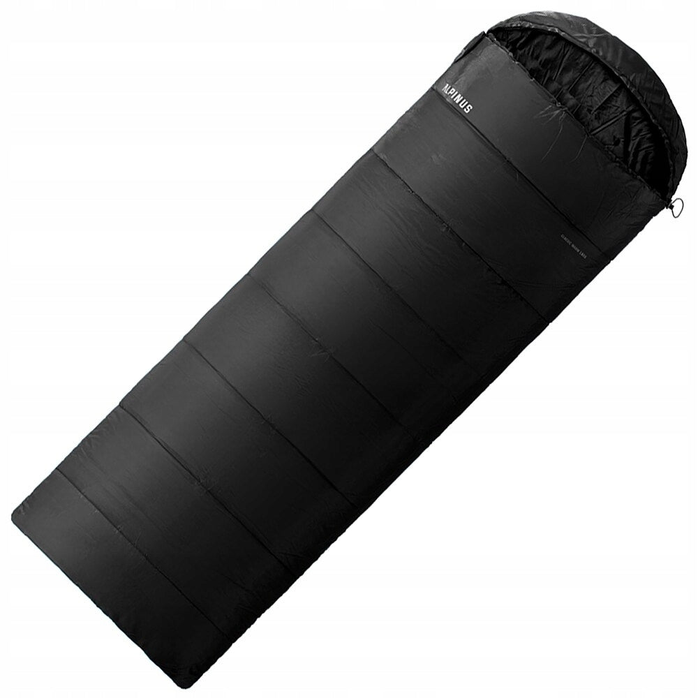 Hiking sleeping bag envelope Alpinus Warm 1500 black - right