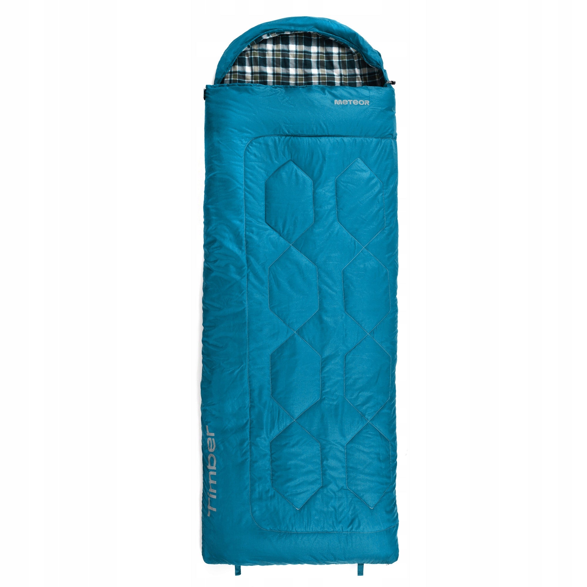 Hiking sleeping bag warm duvet with hood large camping Meteor 220 x 80 cm Manufacturer code 81152