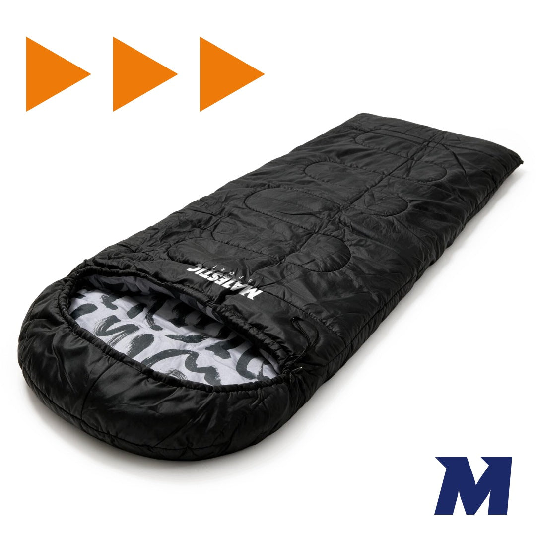 Hiking sleeping bag with hood 2in1 warm light duvet 210x75 cm L-ZIP left Manufacturer code MS_334882