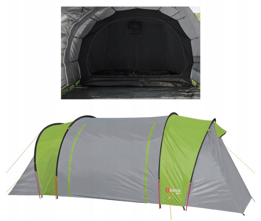 Hiking tent GREY-GREEN 8-person tropical waterproof GOBI- 8A Number of people over 6