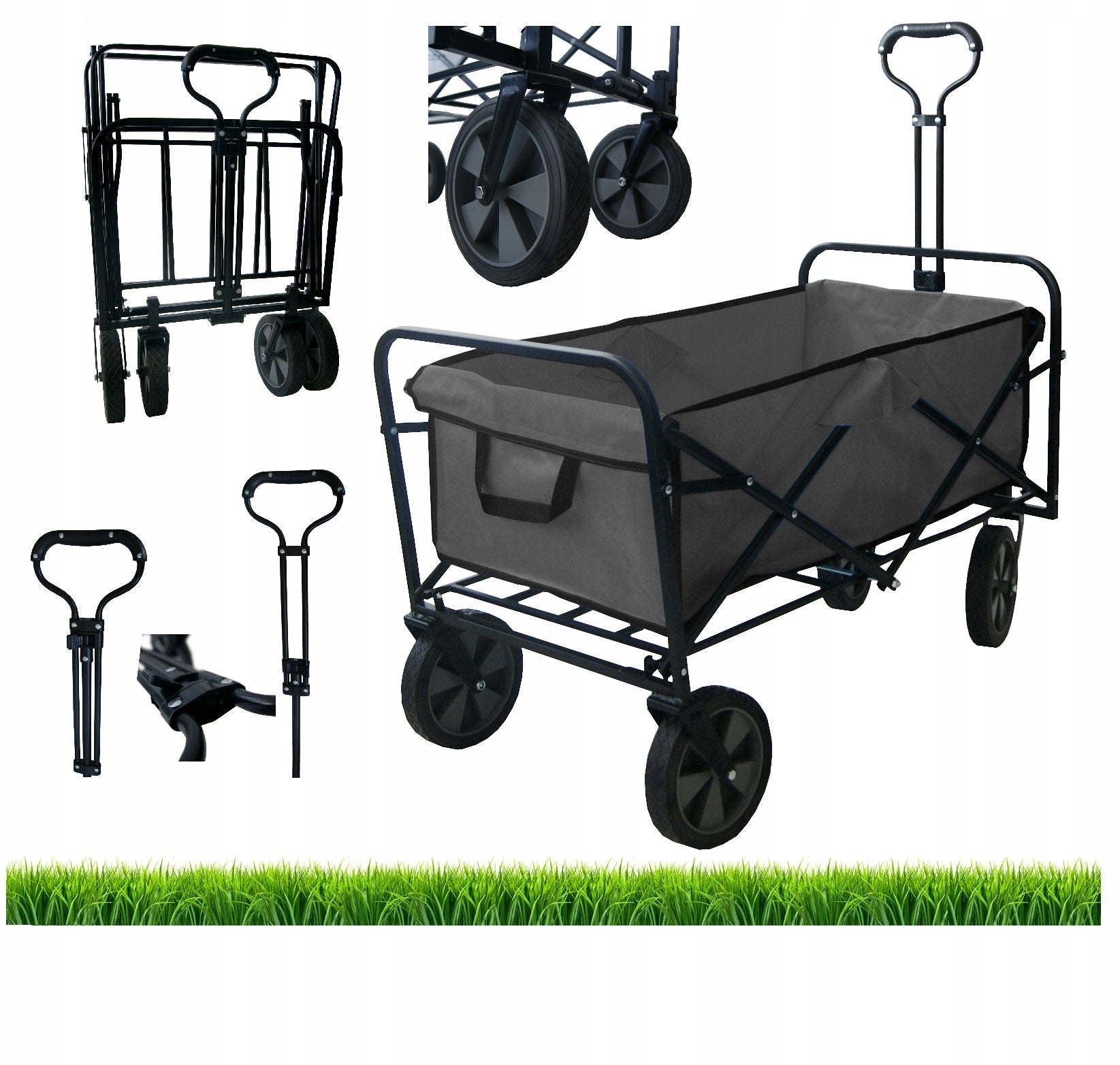 Hiking trolley 145l BEACH folding garden transport +FREEBIE Packaging status original