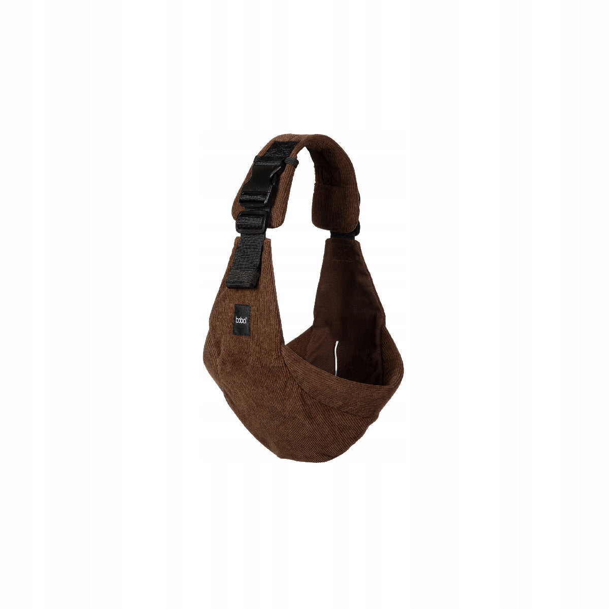 Hip carrier Boba Buddy Sling brown 8-20 kg for baby 9-48 months. Manufacturer code boczna chusta spacerowa szybkie zakładanie