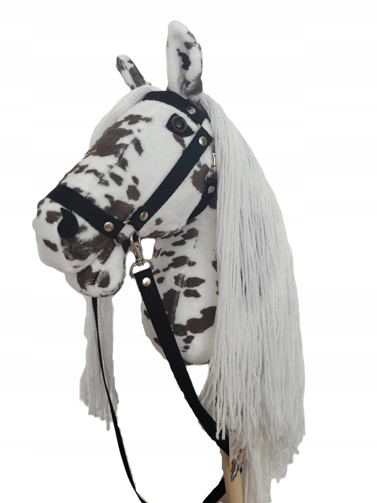 Hobby Horse Roxi Set (Horse on a Stick)+ black cantar with reins Manufacturer code 77887781