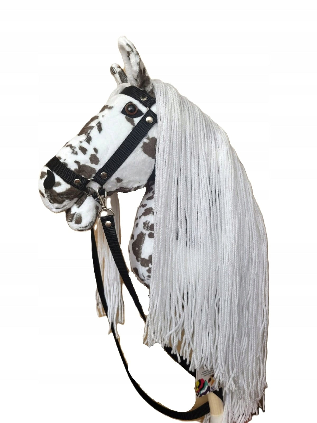 Hobby Horse Roxi Set (Horse on a Stick)+ black cantar with reins