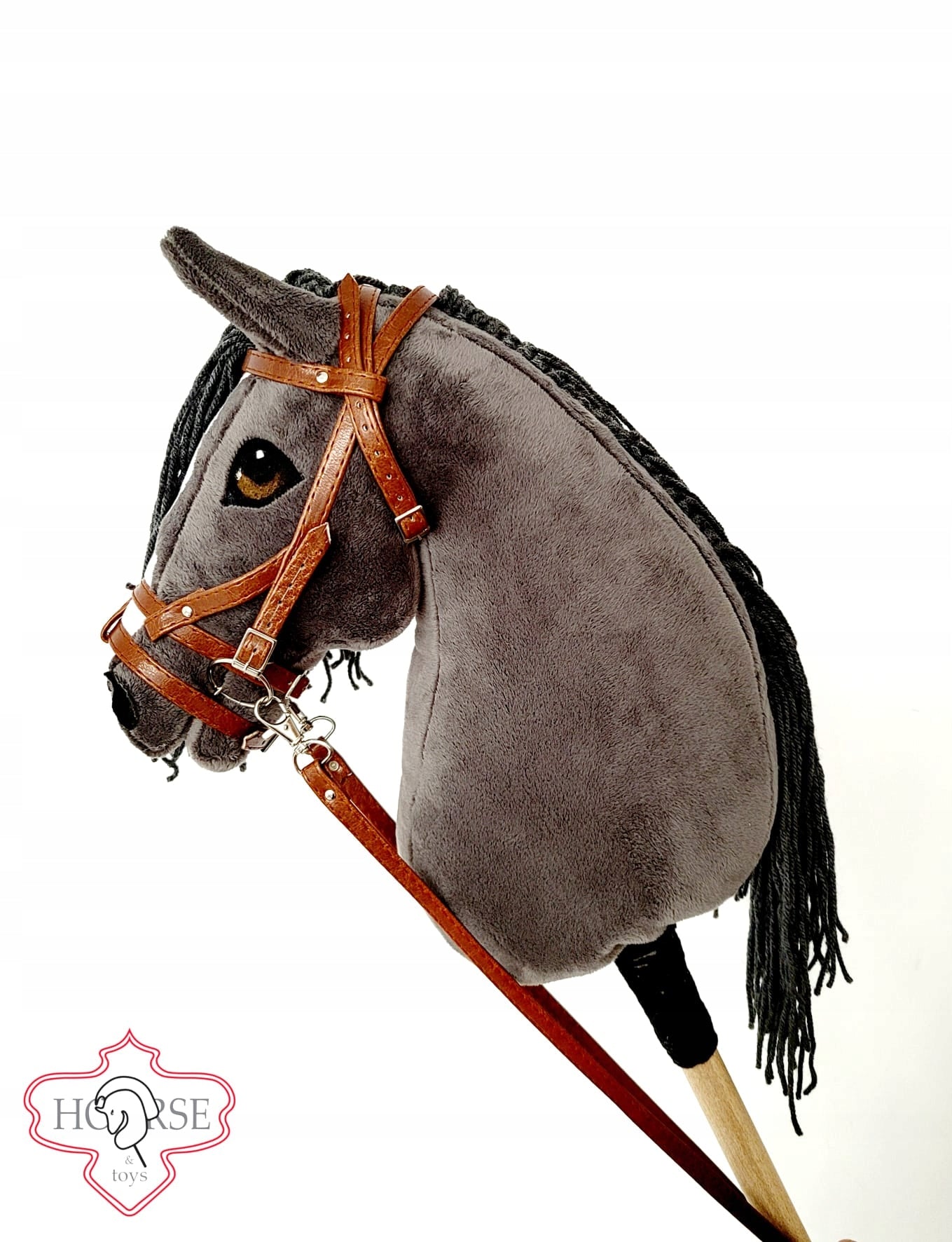 Hobby Horse Set Large А3 (Horse on a stick) + head with reins Brand no brand