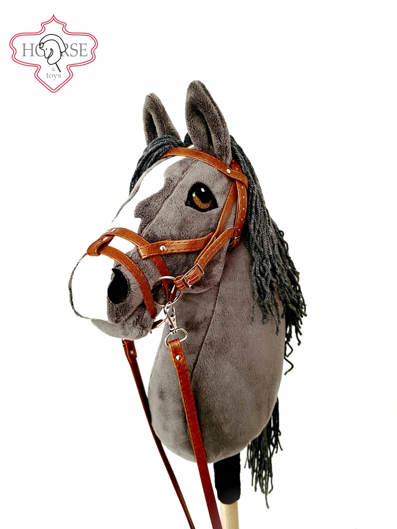 Hobby Horse Set Large А3 (Horse on a stick) + head with reins
