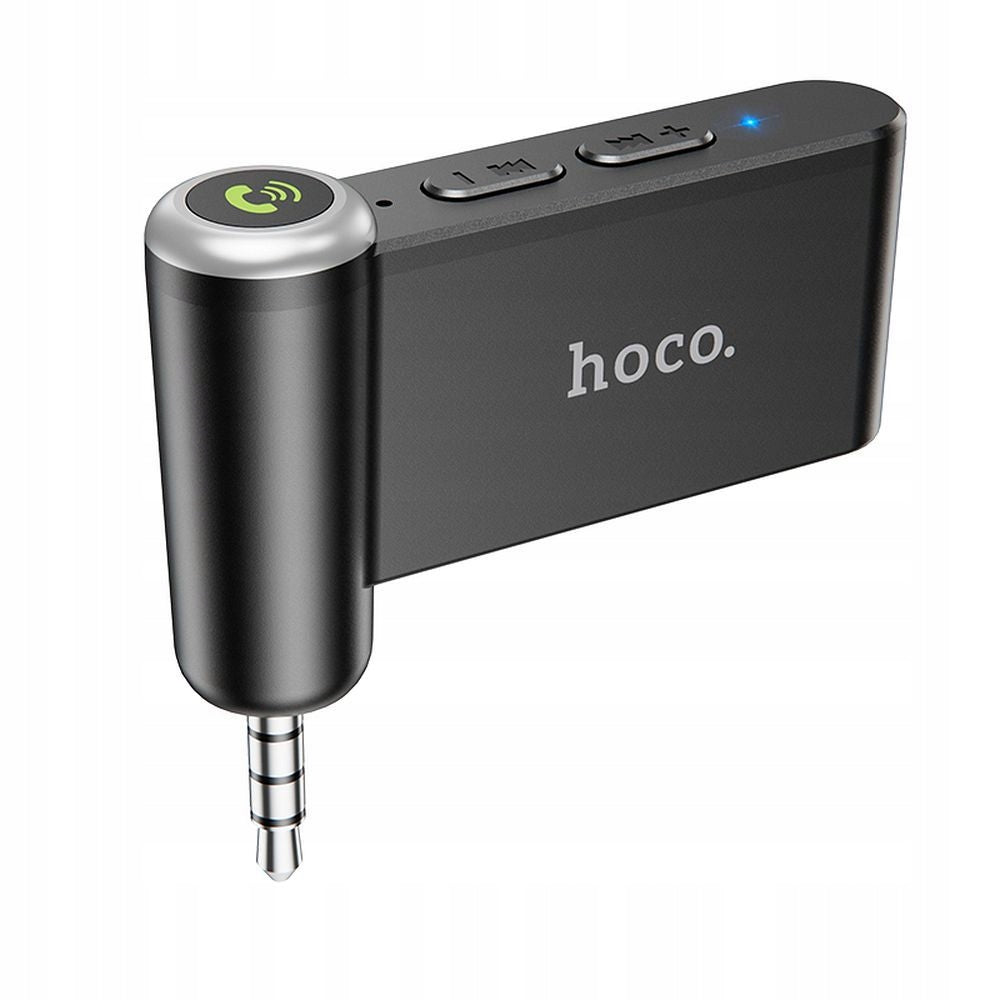 Hoco Bluetooth Adapter Aux Jack 3,5mm Receiver For Car Music E58 Black Manufacturer code Adapter Bluetooth Aux Do Radia Głośnika Auta