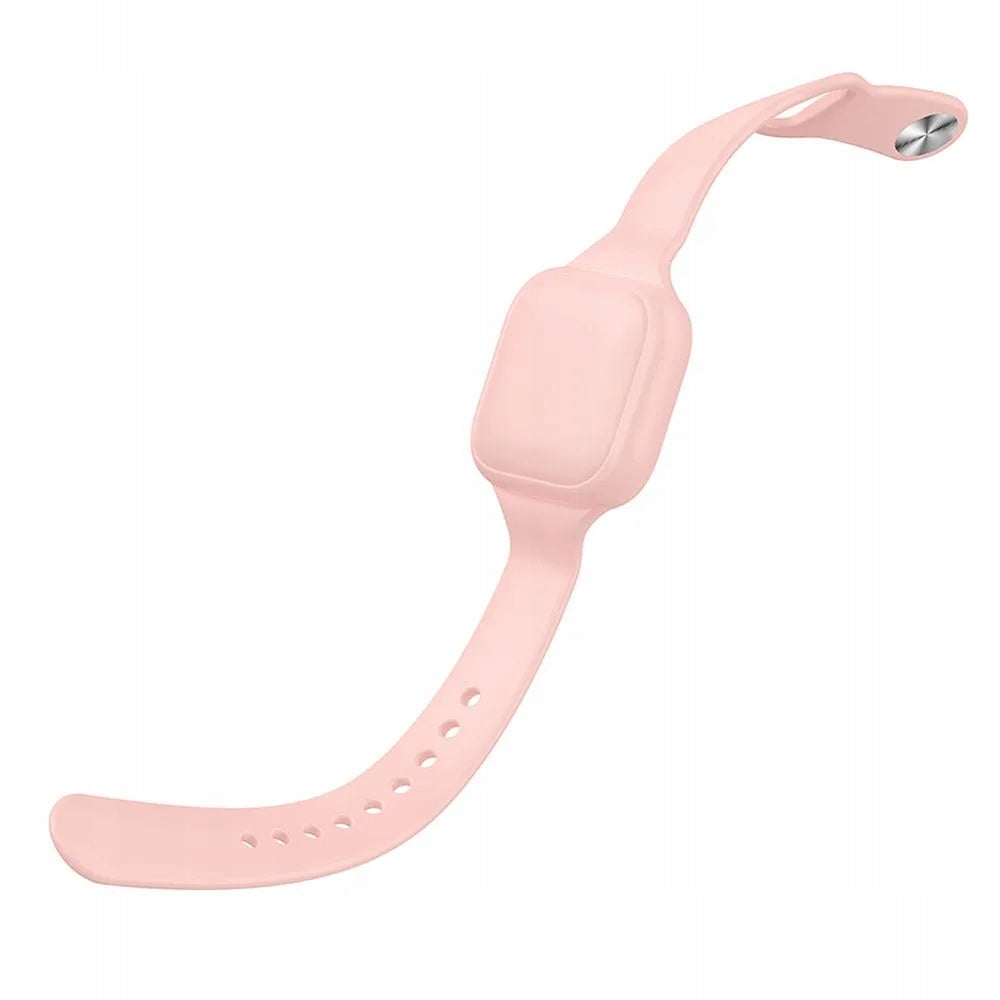 Hoco GPS Locator Apple Find My Baby Headband For School Powder Pink Manufacturer code Lokalizator GPS Dla dziecka Zegarek Opaska