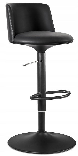 Hoker NOHO black Unique Faux Leather Bar Chair