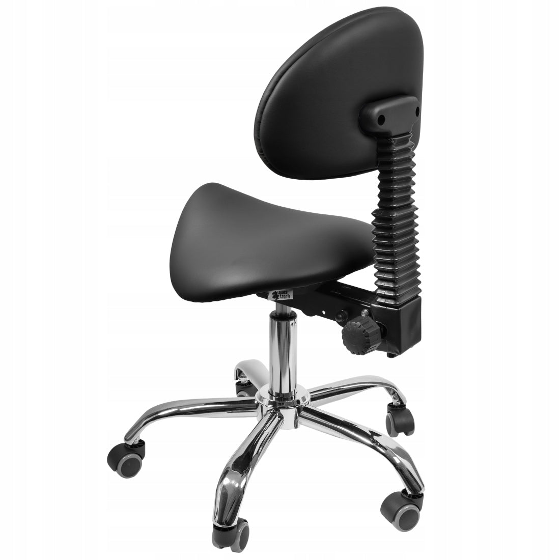 Hoker Saddle with Backrest ADJUSTABLE Mobile Spacetronik stool black EAN (GTIN) 5903031059540