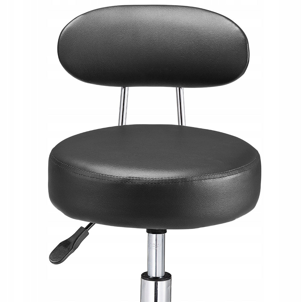 Hoker stool bar chair cosmetic swivel stool black Upholstery color black