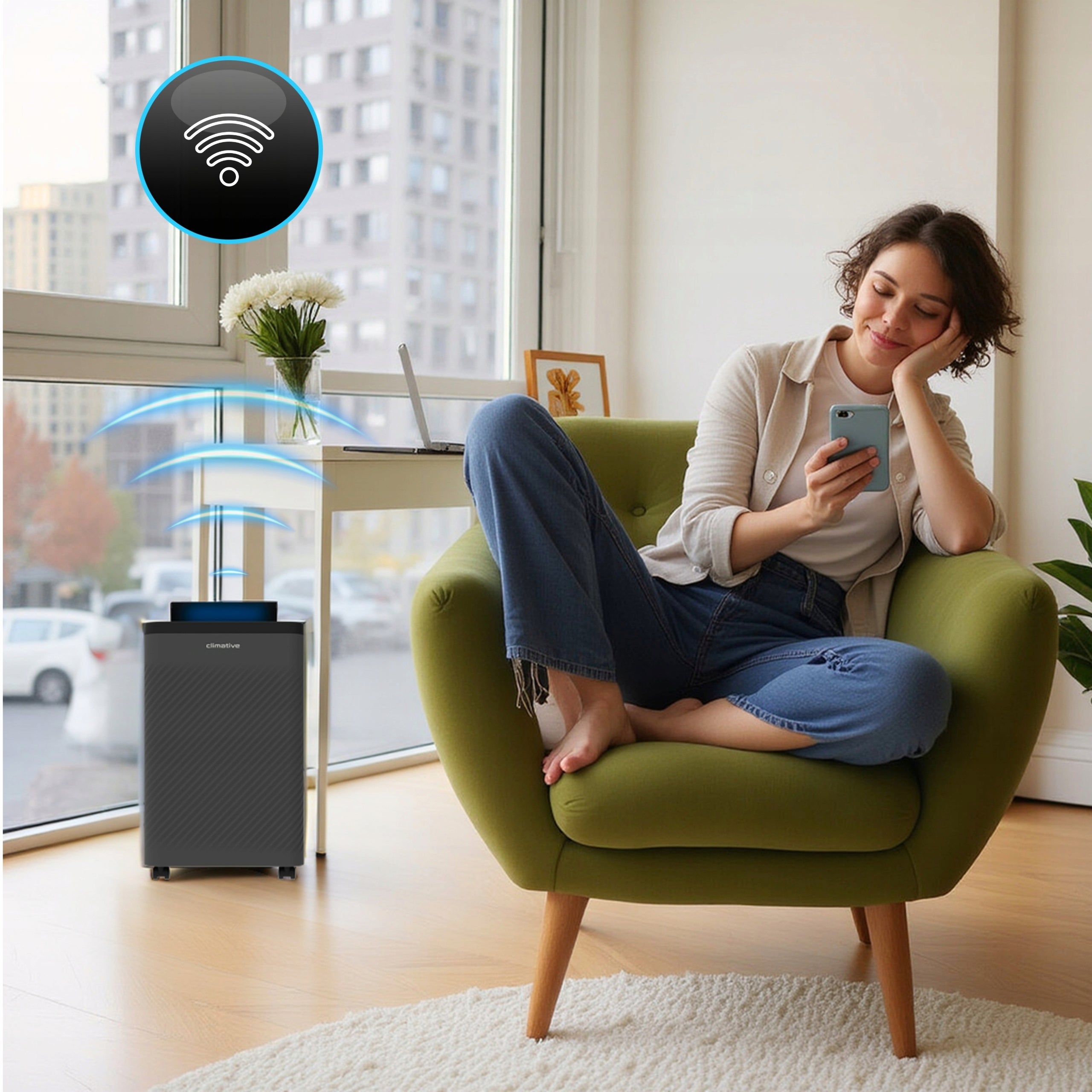 Home Dehumidifier 24L WiFi +UV +SMART + Nexi Allergy Filter Packaging status original