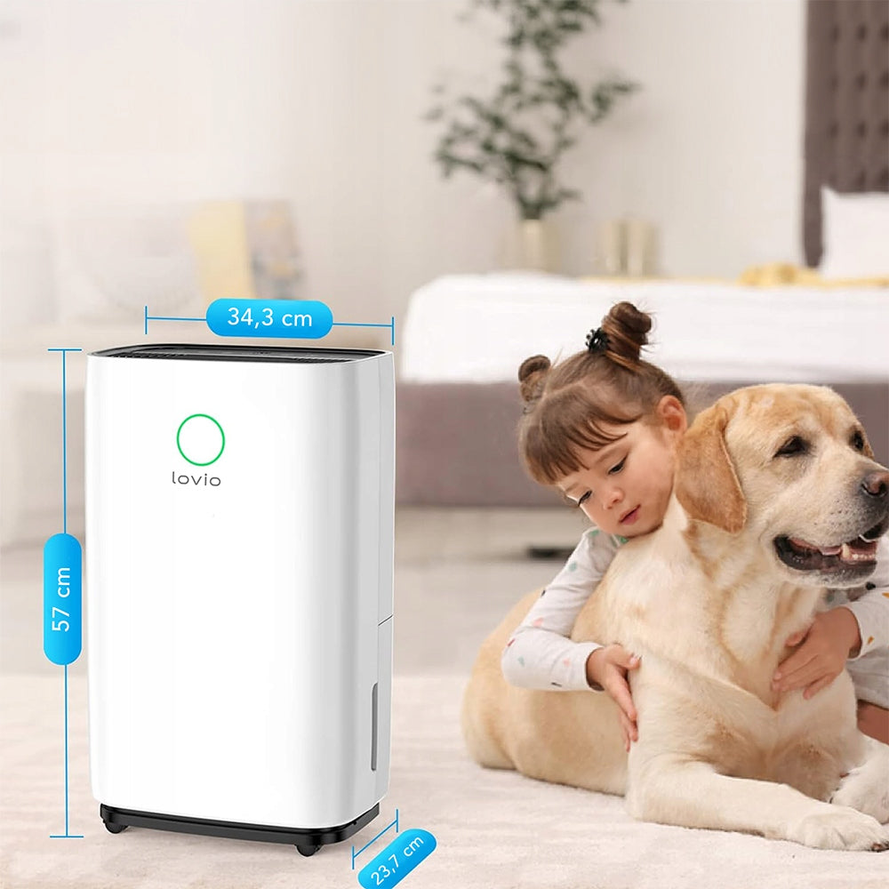 Home Electric Dehumidifier Lovio SmartDry Pro 395W 25L Brand Lovio